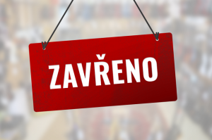zavřeno 