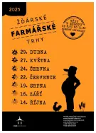 Plakát žďárských farmářských trhů